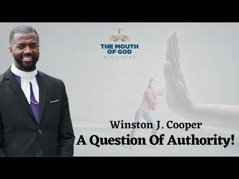 Winston Cooper | A Question of Authority | Mark 11:27-33