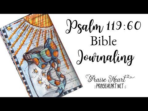 Psalm 119:60 Bible Journaling