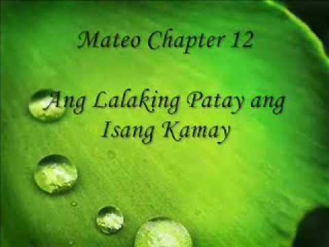 Patnubay Bible Study Matthew 12:9-14 Part One