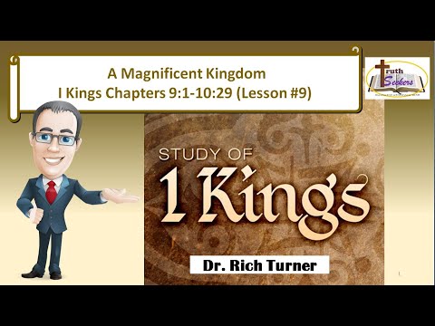 I Kings 9:1-10:29 (Lesson #9)