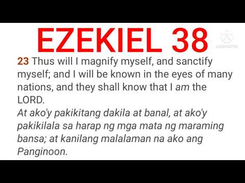 Bible Verse - Day 80 - EZEKIEL 38:23 English/Tagalog