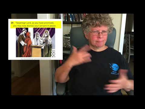 Luke 2:25-38 in ASL