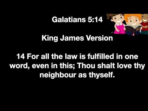 Week 8 Memory Verse: Galatians 5:14