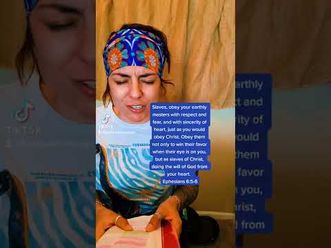 Ephesians 6:5-6????‍♀️How I allow the HolySpirit to apply Gods word to my Everyday life????‍♀️