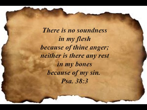 Psalm 38:3
