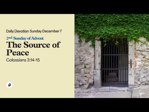 The Source of Peace – Daily Devotional