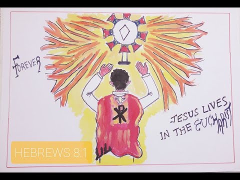 Hebrews 8:1 | Jesus the High Priest | simple art #19