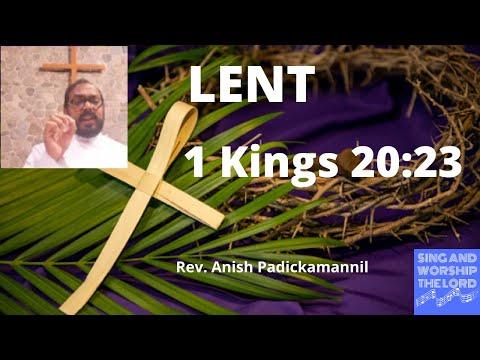 Lent - 1 Kings 20:23