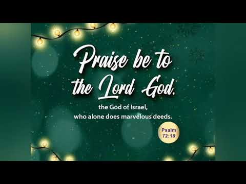 7-12-21|Psalms 72:18| Marvelous God|Today's Bible verse|Sis.Sarah Clement Raj| Hope Ministries Bidar