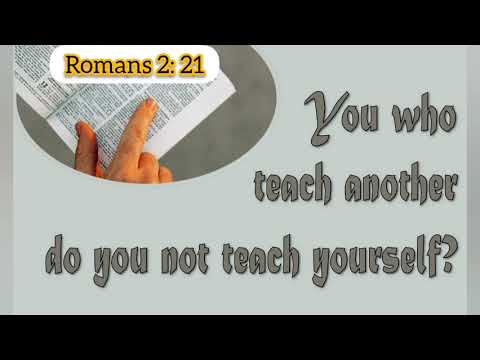 #DailyDevotion - Romans 2: 21