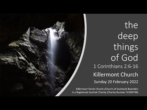 the deep things of God (1 Corinthians 2:6-16)