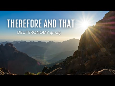 Deuteronomy 4:1-43 | Sermon | 10/31/21