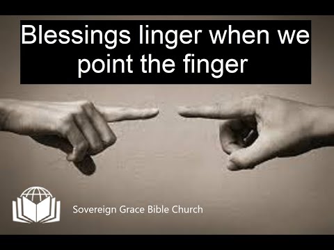 2 October 2022, 10 am Service  | Blessings linger when we point a finger - Romans 14:10-23
