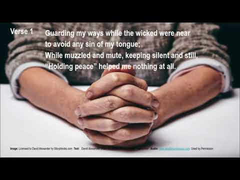 Psalm 39:1-3  Black Lives Matter