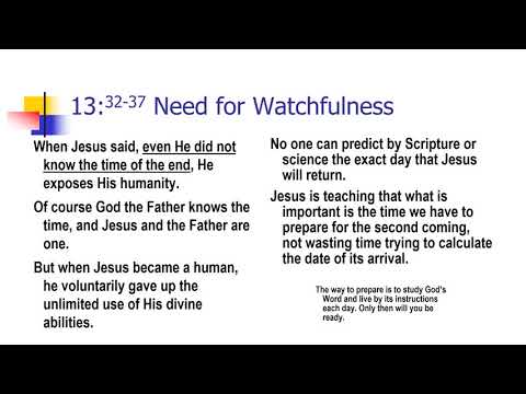 33rd Sunday B - Gospel - Mark 13:24–32 - Heaven and earth