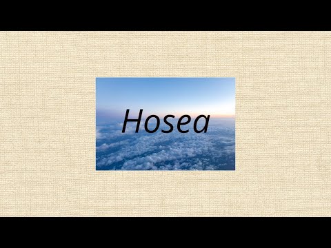 Israel’s founder, Israel’s finisher”  Hosea 9:10-11:11