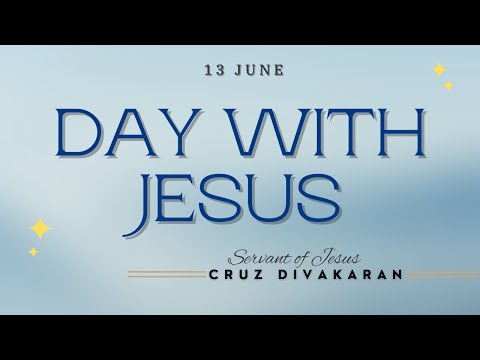 Leviticus 25:55 | Day With Jesus | Rev Cruz Divakaran | 13 June 2022 | #nljm #revcruzdivakaran