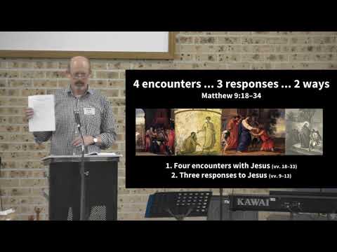 Power and popularity | Matthew 9:18-34 | Stephen Liggins