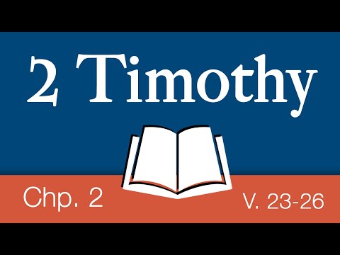 2 Timothy 2:23-26 | ft. John Morris
