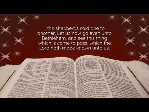 Luke 2:7-20 Christmas Song (KJV Bible)