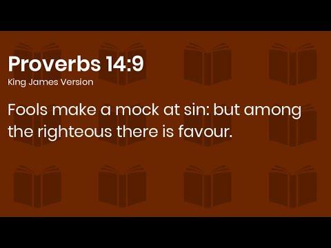 Proverbs 14:9-17