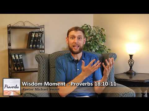 Wisdom Moment - June 18th - Proverbs 18:10-11