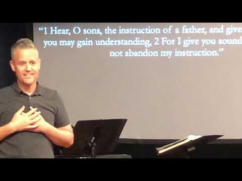 The Essence of Life:  Proverbs 4:1-2, "Wisdom."