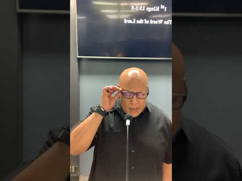 1 Kings 13:1-10 "The Word of the Lord"