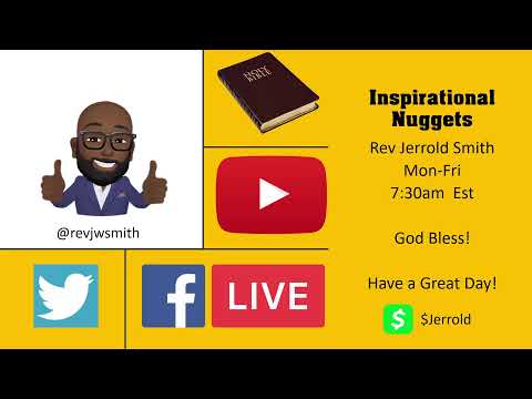 Inspirational Nugget 3/30/22 Acts 15:39-40 &quot;Dealing with Differences&quot; Rev. Jerrold Smith