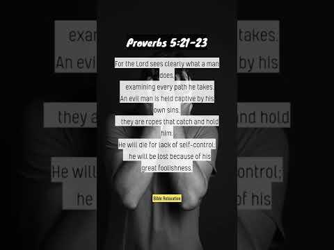 #-Shorts Proverbs 5:21-23 @Bible Relaxation