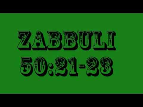 Zabbuli 50:21-23 Luganda Bible.(Psalms 50:21-23)