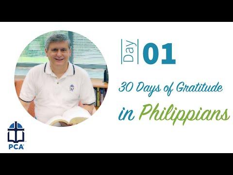 Daily Devotion of Gratitude in Philippians 1:1-5/ DAY 1 with Stephen Estock