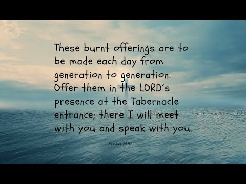 Thought of the day - Exodus 29:42