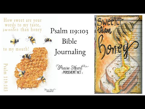 Psalm 119:103 Bible Journaling