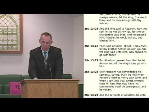 Rebellion To Ruin - 2 Samuel 15:1-12