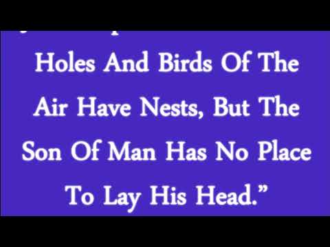 St Matthew 8: 20 - 22 song 432 hz