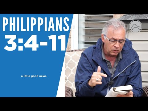 A Little Good News: Philippians 3:4-11