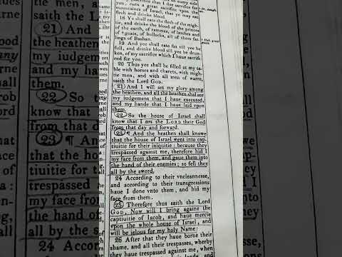 Ezekiel 39:21-23  The house of Israel went into captivity for their iniquity.