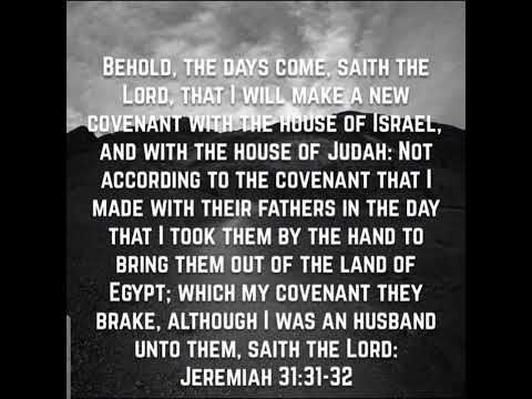 Bible Verse - Day 105 - JEREMIAH 31:31-32 KJV