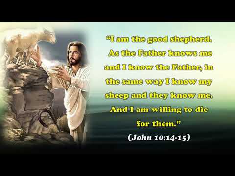 Today's word of God. (John 10:14-15) Bible verses English