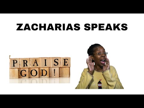 SUNDAY SCHOOL LESSON:  ZACHARIAS SPEAKS |Luke 1: 57-66, 76-79  | December 11, 2022