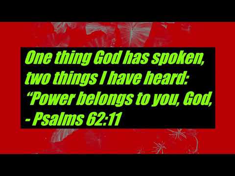 Psalms 62:11