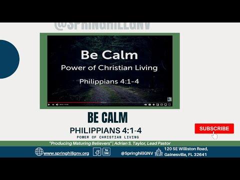 Philippians 4:1-4 | Adrian S. Taylor, Lead Pastor | Springhill Church