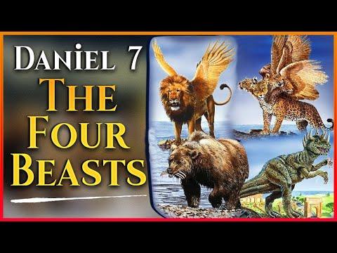 The 4 beasts In Daniel 7:1-7...