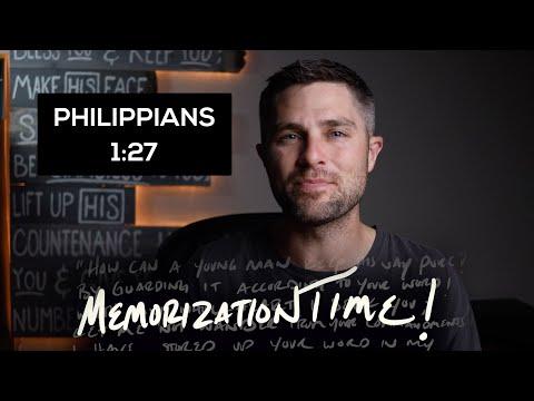Memorization Time // Philippians 1:27 // Let's Memorize Together!