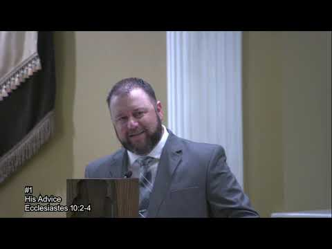 The Wisdom of Showing Respect Ecclesiastes 10:2-20