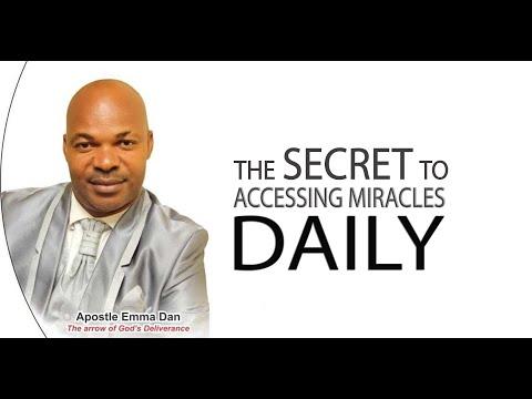 LOVING GOD: The Secret to Accessing Miracles Daily: Matthew 22:35-40, By Apostle Emma Dan