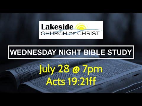 Acts 19:21-20:6 | Wed. Bible Study (7.28.21)