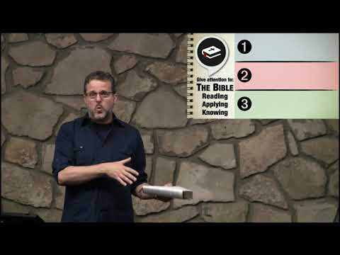 1 Timothy 4:13 "Give Attention to The Word"