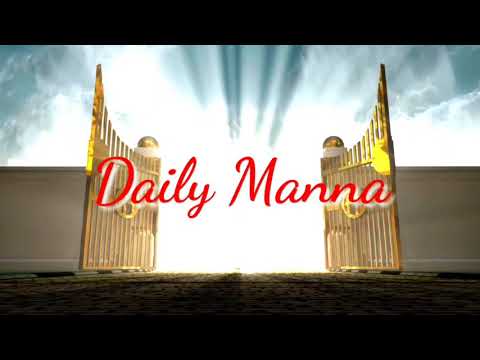 Manna 30 June 2020 (Isaiah 52:12)